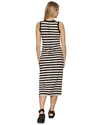 Sanctuary Women's Striped Sleeveless Midi Dress