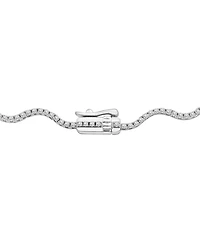 Wrapped in Love Diamond Wavy 16" Tennis Necklace (2 ct. t.w.) in 14k White Gold, Exclusively at Macy's