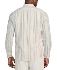 Guess Men's Harkin Relaxed-Fit Stripe Button-Down Shirt