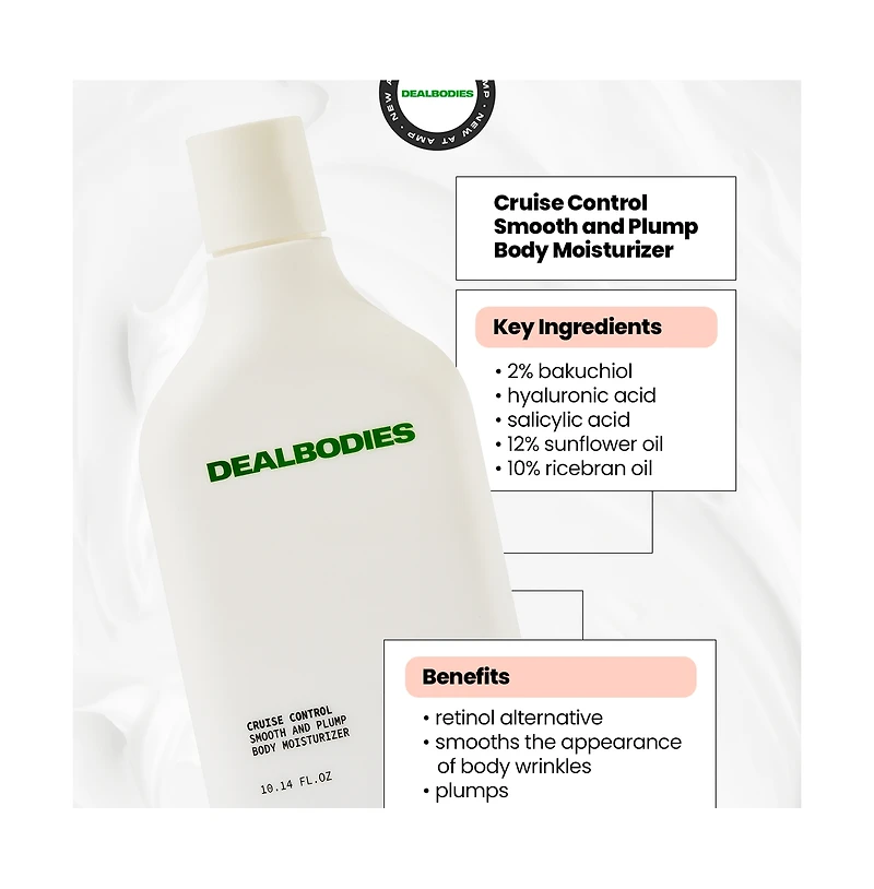 Dealbodies Cruise Control Smooth and Plump Body Moisturizer