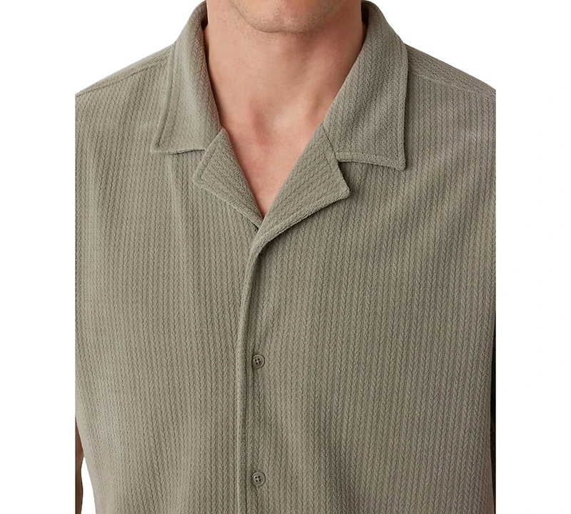 Guess Men's Baron Textured Knit Shirt
