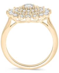 Wrapped in Love Diamond Flower Cluster Ring (1 ct. t.w) in 14k Gold, Exclusively at Macy's