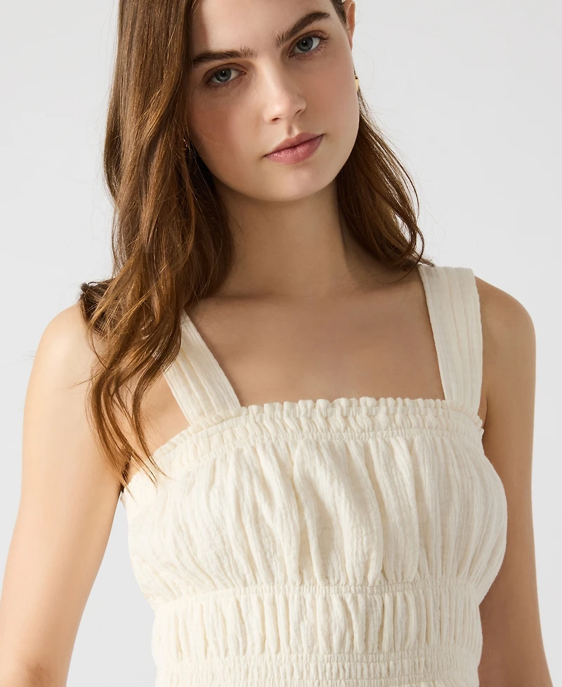 Steve Madden Women's Gabrielle Smocked Top