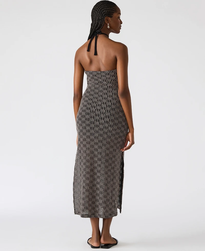 Steve Madden Women's Tatum Knit Halter Dress