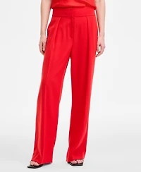 Bar Iii Women's High-Rise Wide-Leg Pants, Exclusively at Macy's