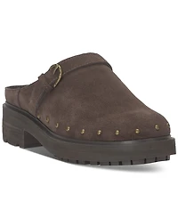 Lucky Brand Women's Caytina Studded Buckle Strap Clogs
