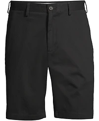 Lands' End Men's No Iron 9" Plain Front Chino Short