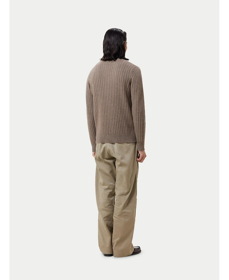 Gobi Cashmere Men's Textured Knit Cashmere Sweater