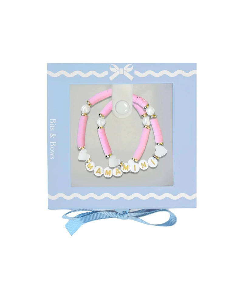 Bits & Bows Girls Mama and Mini Bracelet Gift Set
