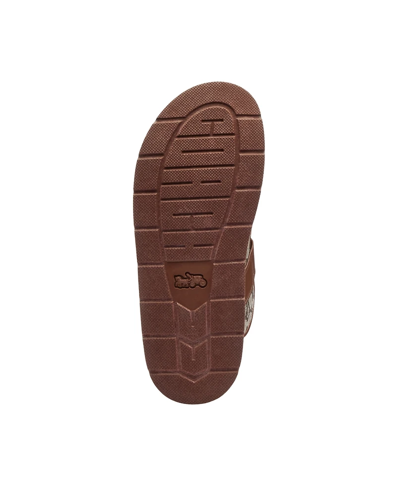Coach Men's Signature Jacquard Slip On Clog