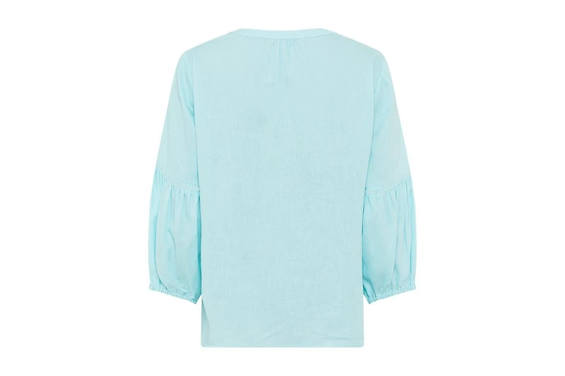 Olsen Women's Linen Blend Boho Blouse