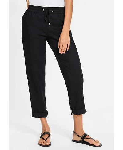 Olsen Women's Lisa Fit Straight Drawstring Pant