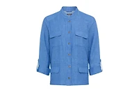 Olsen Women's Collarless Safari Jacket