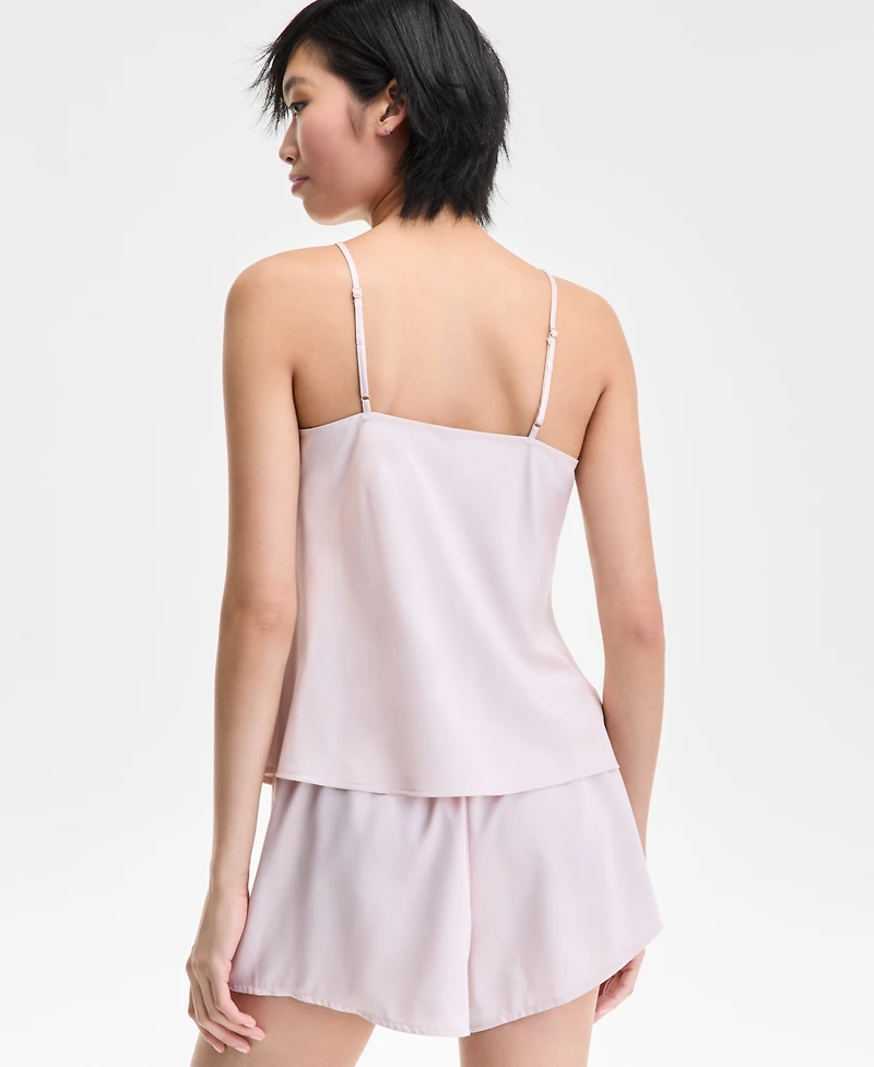 I.n.c. International Concepts Women's Stretch Satin Pajama Set, Exclusively at Macy's