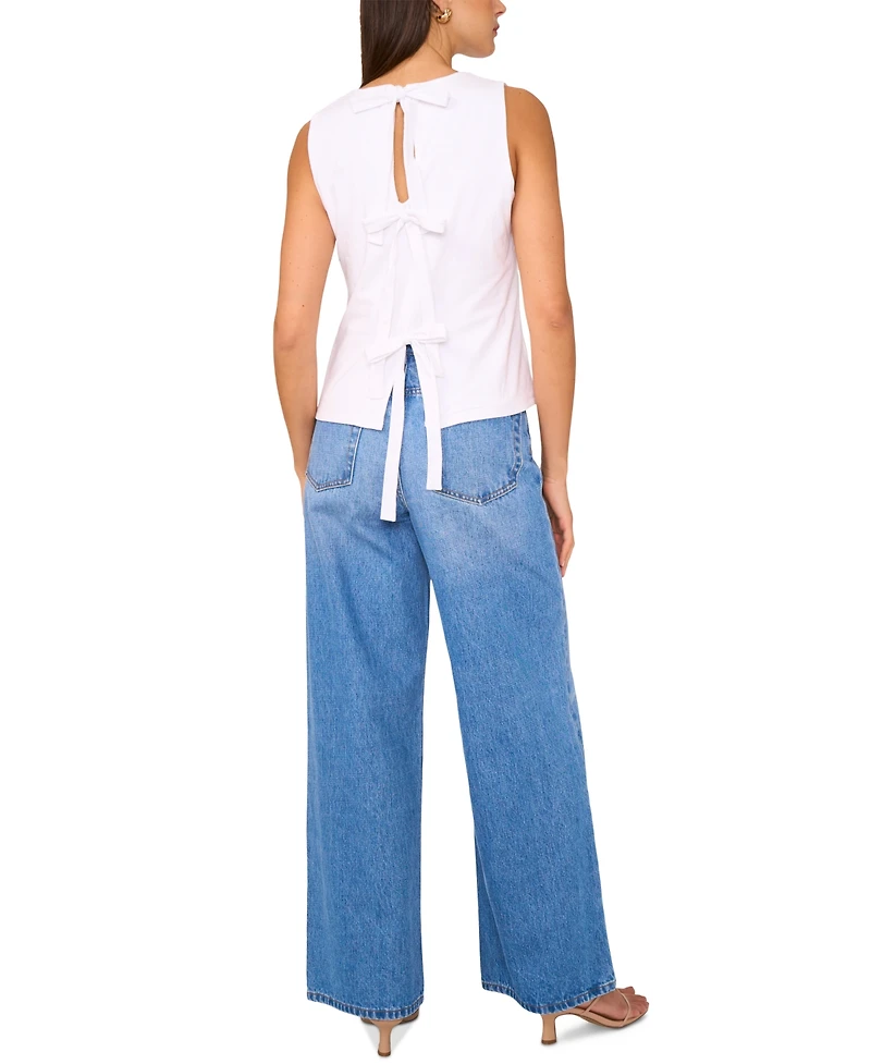 1.state Women's Tie-Back Sleeveless Top