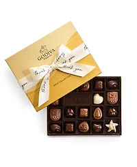 Godiva Assorted Milk Chocolate Gift Box with Thank You Ribbon