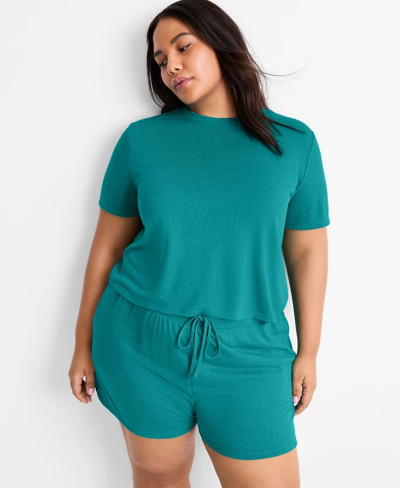 State of Day Women's Relaxed-Fit Drawstring Shorts Xs-3X, Exclusively at Macy's