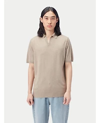 Gobi Cashmere Men's Silk Polo Shirt