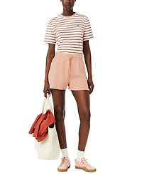 Lacoste Usa Women's Drawstring Sweat Shorts