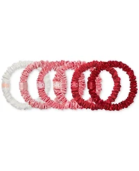 Slip 6-Pc. Strawberry Sundae Pure Silk Skinny Scrunchies Set, Exclusively at Macy's