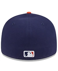 New Era Men's White/Navy Houston Astros 2025 City Connect Low Profile 58FIFTY Fitted Hat