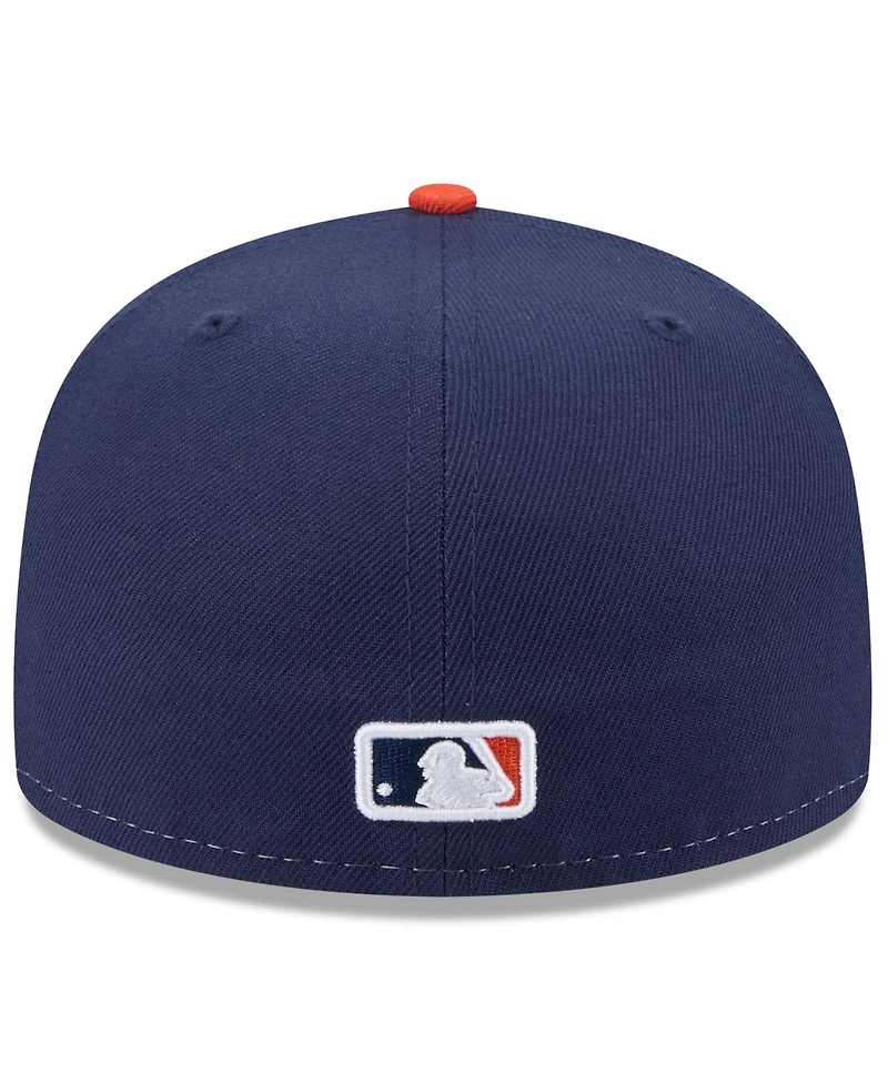 New Era Men's White/Navy Houston Astros 2025 City Connect 59FIFTY Fitted Hat