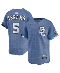 Nike Men's C.j. Abrams Gray Washington Nationals 2025 City Connect Limited Player Jersey