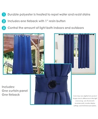 Blackout Curtain Panel with Grommet Top