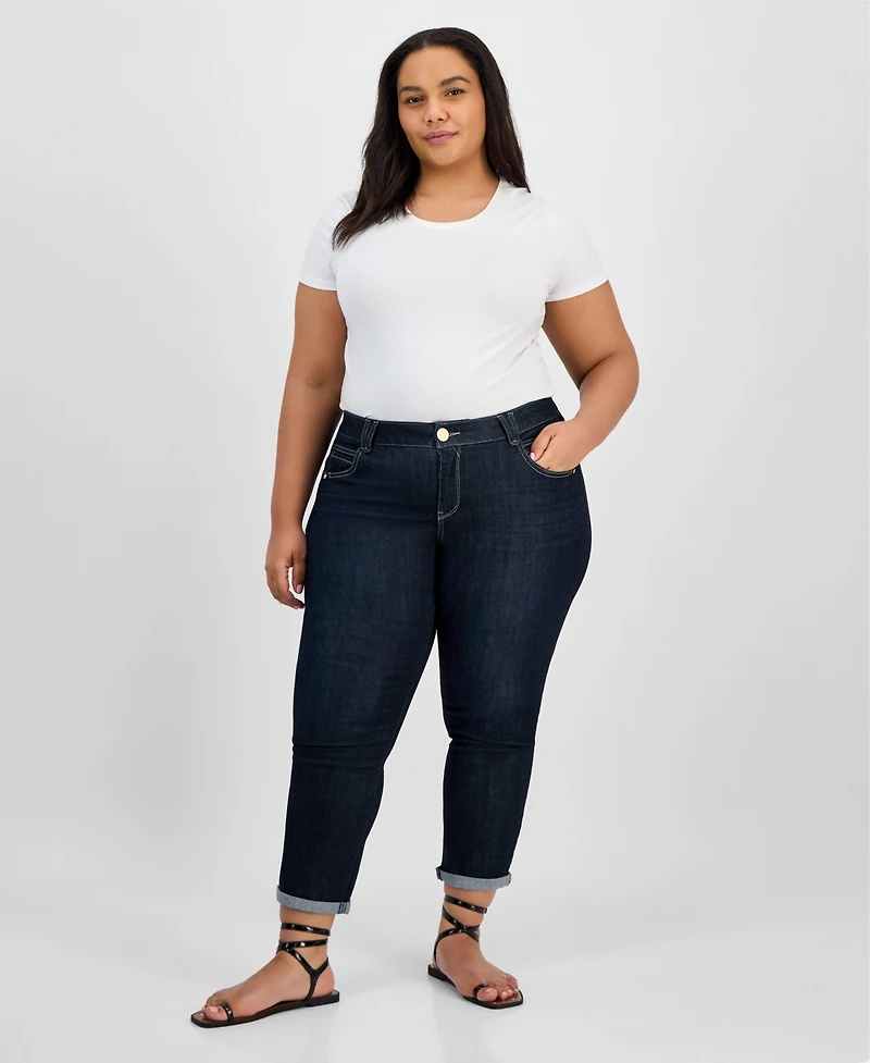 Democracy Trendy Plus AbSolution Ankle Skimmer Jeans