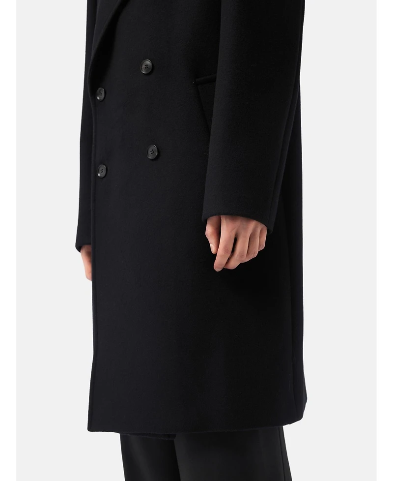Gobi Cashmere Men's Double-Breasted Coat for Men