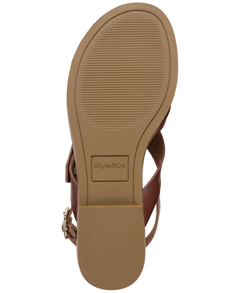 Style & Co Women's Romyy Flat Sandals, Exclusively at Macy's