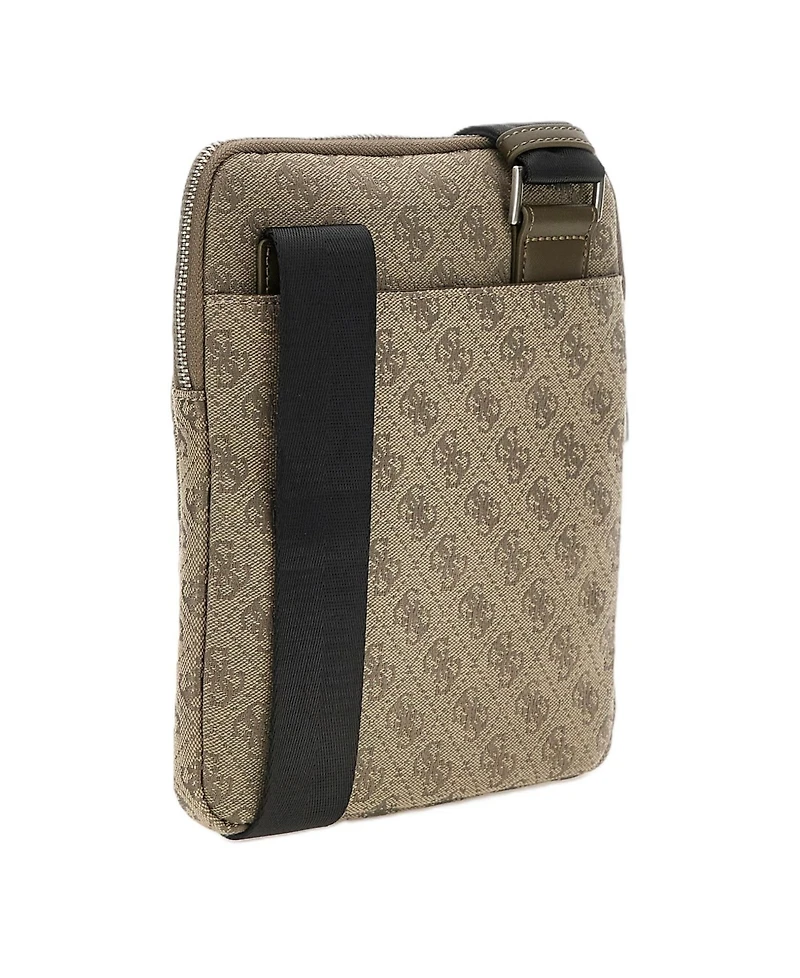 Guess Men's Milano Flat Crossbody Bag
