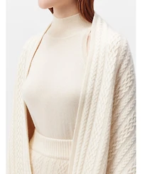 Gobi Cashmere Women's Cable-Knit Cashmere Poncho