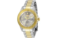 Invicta Men's 29943 Pro Diver Quartz 3 Hand Grey Dial Watch