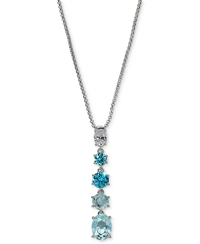 Eliot Danori Stone Lariat Necklace, 16" + 2" extender, Exclusively at Macy's