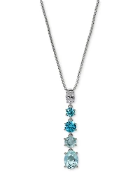 Eliot Danori Stone Lariat Necklace, 16" + 2" extender, Exclusively at Macy's