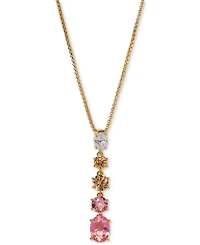 Eliot Danori Stone Lariat Necklace, 16" + 2" extender, Exclusively at Macy's