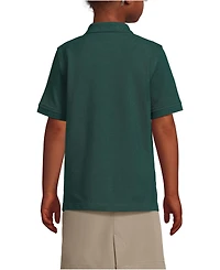 Lands' End Girls Short Sleeve Mesh Polo Shirt