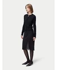 Gobi Cashmere Women's Silk Buttoned Cardigan