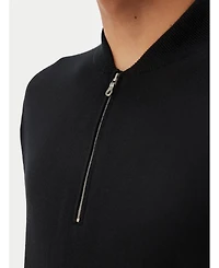 Gobi Cashmere Men's Silk Cashmere Zip T-Shirt