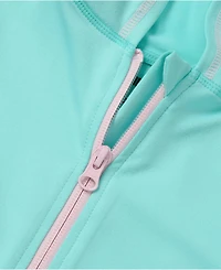 Lands' End Girls Active Zip Up Track Jacket