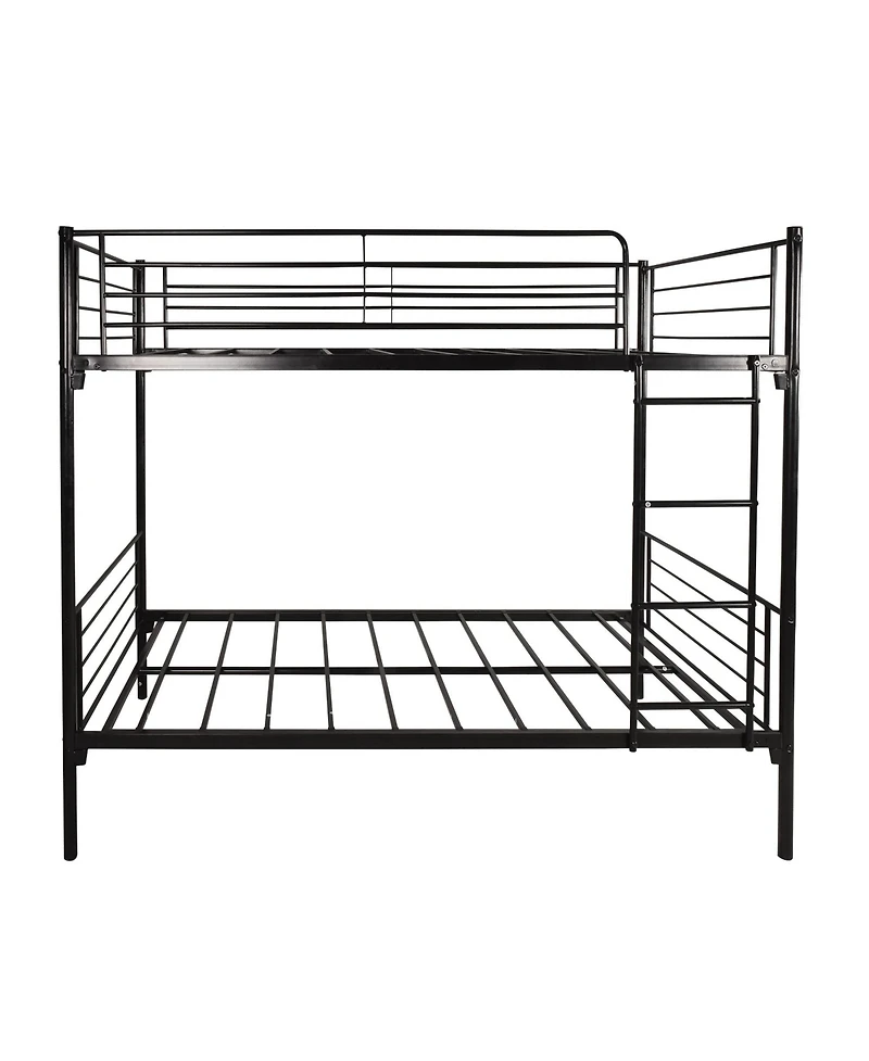 Space-Saving Heavy Duty Metal Bunk Bed for Teens and Adults with Secure Structure