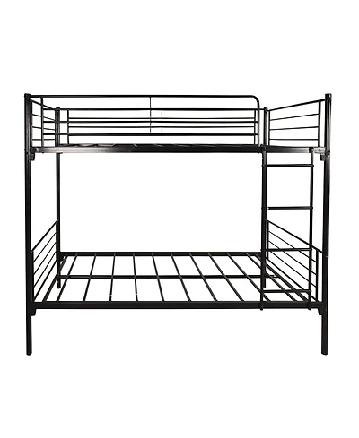 Space-Saving Heavy Duty Metal Bunk Bed for Teens and Adults with Secure Structure