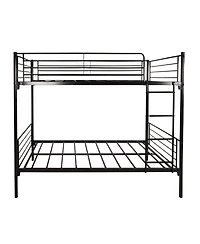Space-Saving Heavy Duty Metal Bunk Bed for Teens and Adults with Secure Structure