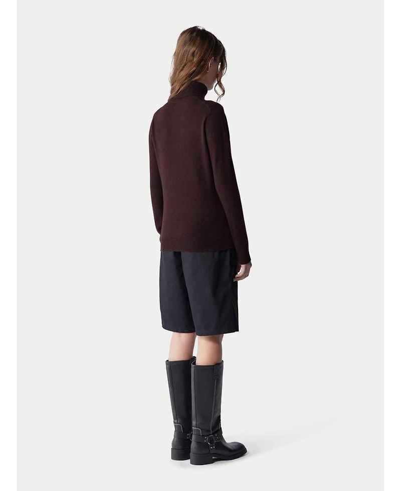 Gobi Cashmere Women's Essential Turtle Neck Sweater