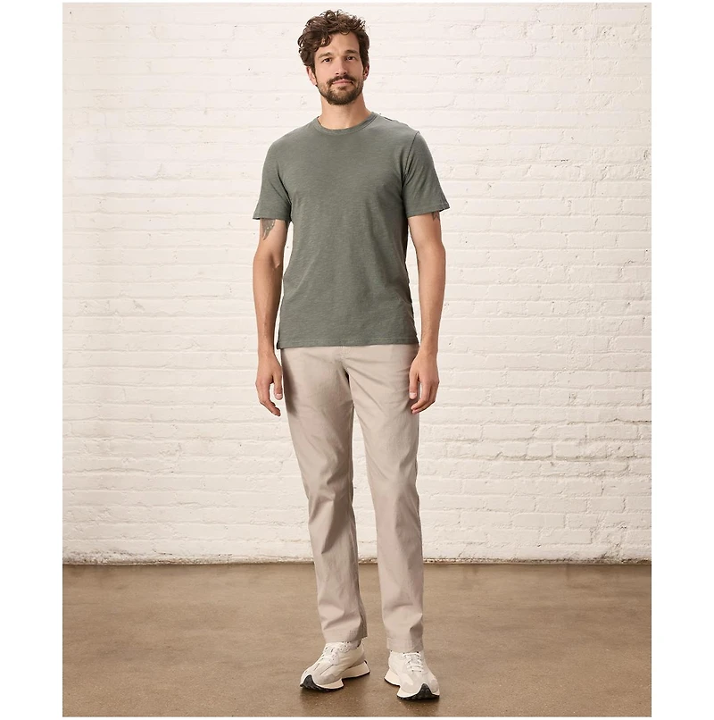 Pact Men's Organic Cotton Featherweight Slub Crew Tee