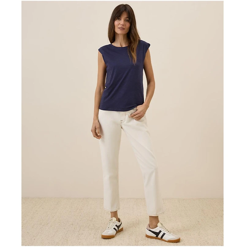 Pact Women's Organic Cotton Featherweight Slub Muscle Tee