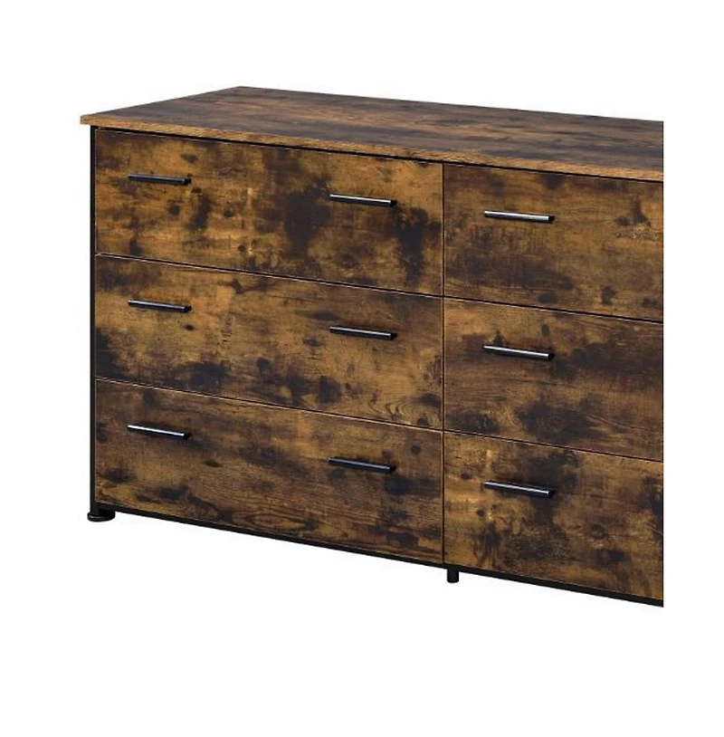Double Dresser with 6 Drawers – Modern and Functional