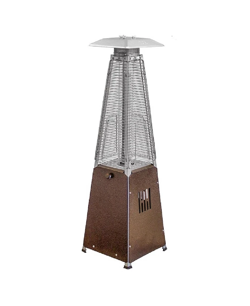 9500 Btu Steel Propane Triangular Pyramid Tabletop Patio Heater