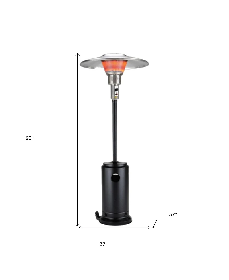 Cylindrical Pole 40000 Btu Propane Patio Heater for Decks and Patios